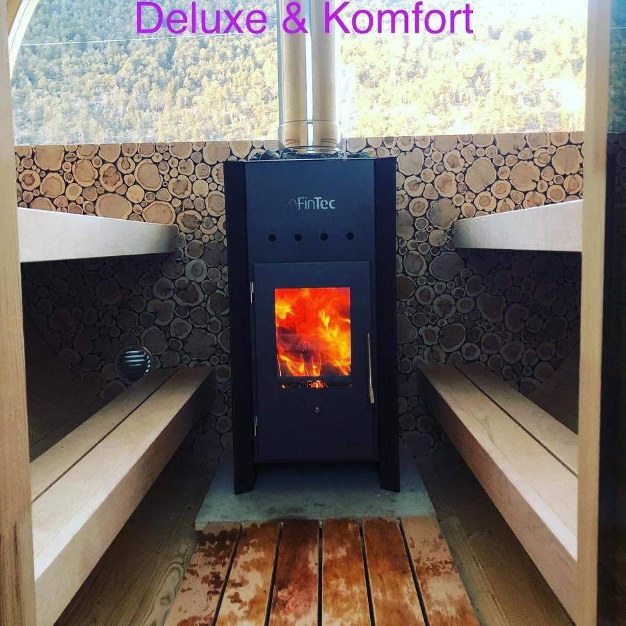 Deluxefort Fuer 10 Gaeste Mit Eigenem Whirlpool Und Fasssauna Imst Dış mekan fotoğraf