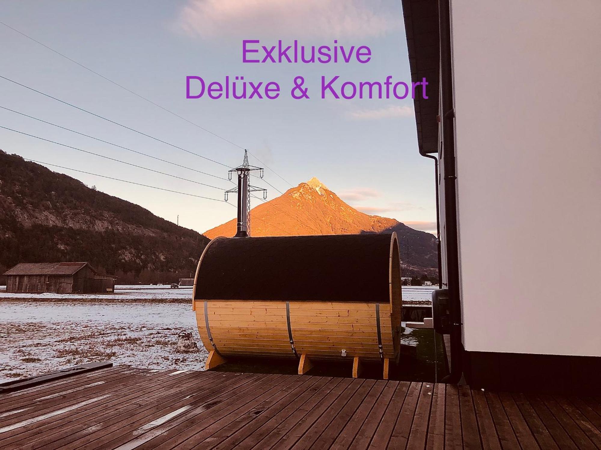 Deluxefort Fuer 10 Gaeste Mit Eigenem Whirlpool Und Fasssauna Imst Dış mekan fotoğraf